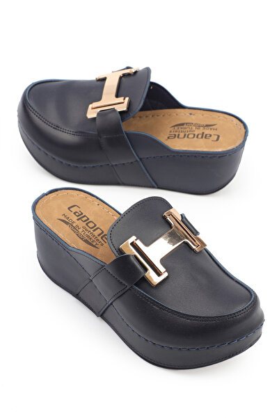 Capone Outfitters Papuci de mama cu toc pană, anatomici, moi, confortabili