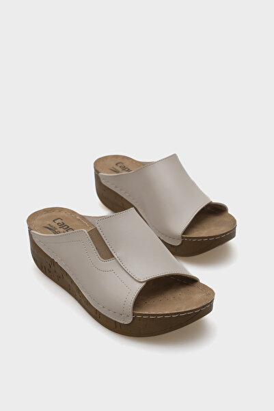 Capone Outfitters Ανατομικές μαλακές άνετες παντόφλες Mother με σφήνα τακούνι