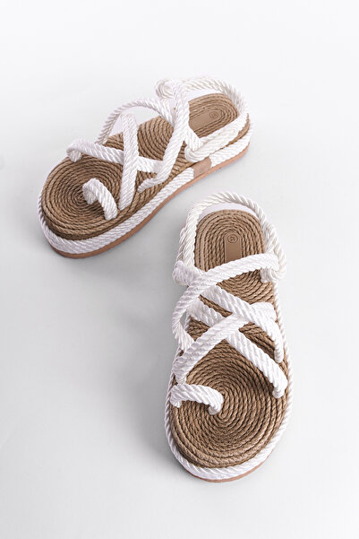 Capone Outfitters Wedge Heel String Women's Sandals