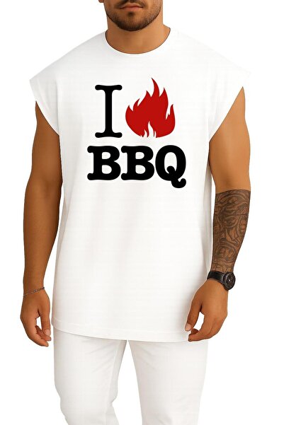Bahriyeli Collection Tricou supradimensionat pentru grătar Babb Bros BBQ cu d...