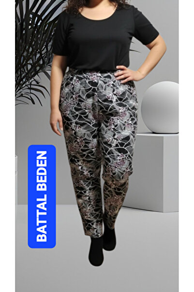 BOYA MODA JUMBO BATTAL BÜYÜK BEDEN 2 CEPLİ EŞOFMAN ALTI PANTOLON PİJAMA