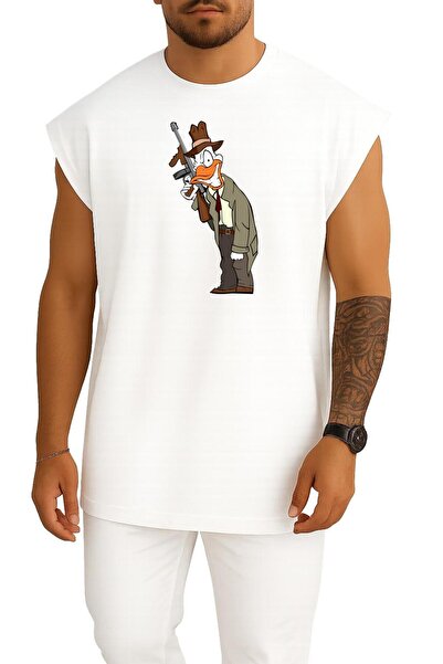 Bahriyeli Collection Oversize American Pekin Duck Mallard Bird,  Chest Design...
