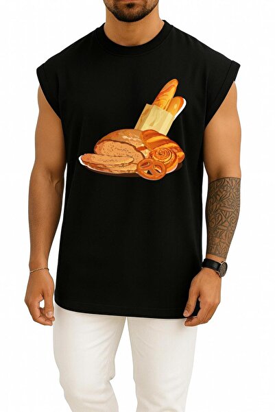 Bahriyeli Collection قميص رياضي بتصميم كرواسون كبير الحجم وخبز السيميت وحلويا...