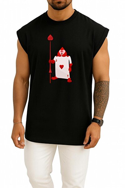 Bahriyeli Collection oversized Αλίκη στη χώρα των θαυμάτων Μπλουζάκι με σχέδι...