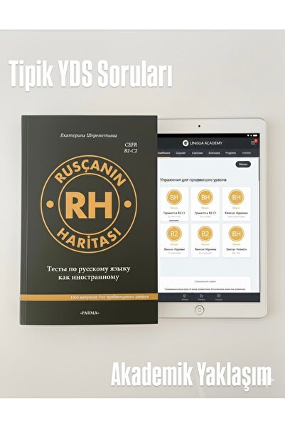 Rusçanın Haritası Rusça YDS Tipik Soruları + 20.000 kelime uygulaması 🏆 Tek Sistematik Yaklaşım