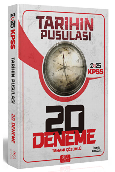 Genel Markalar SÜPER FİYAT - CBA Yayınları 2025 KPSS Tarihin Pusulası 20 Deneme Çözümlü - İsmail Adıgüzel CBA Yayın