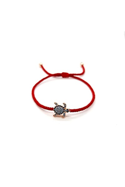 Pag accessories Makrome Burgu Ip Kaplumbağa Zirkon Bileklik