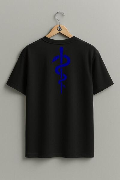 Bahriyeli Collection oversized Αθηναϊκό μπλουζάκι ιατρικής παιδιατρικής εργασ...