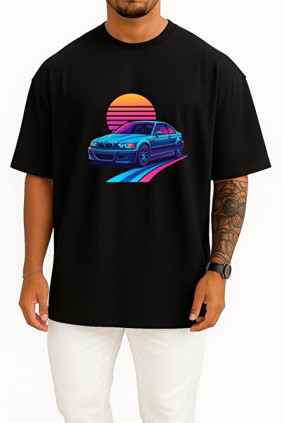 Bahriyeli Collection supradimensionat E46 M3 Design piept unisex tricou