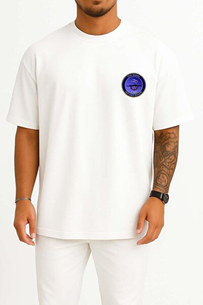 Bahriyeli Collection Oversize Tcg Göksu F-497 Unisex T-Shirt with Pocket and ...