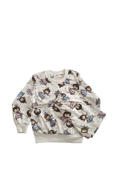 Arya Nisa Kids Girl's Ballet Dance Printed 100% Cotton Seasonal Pajama Set