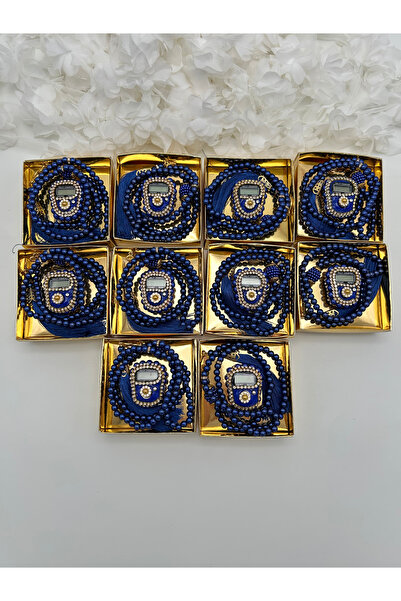 lenagiftworkshop 10 قطع هدية المولد والحج والعمرة ساكس الحجر الأزرق ترديد وتس...