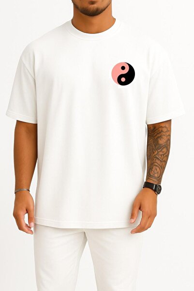 Bahriyeli Collection Oversize Blackpink Unisex T-Shirt with Pocket and Back D...