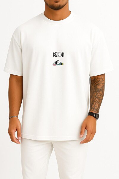 Bahriyeli Collection Oversize Cloth I Want to Sleep Unisex T-Shirt with Chest...