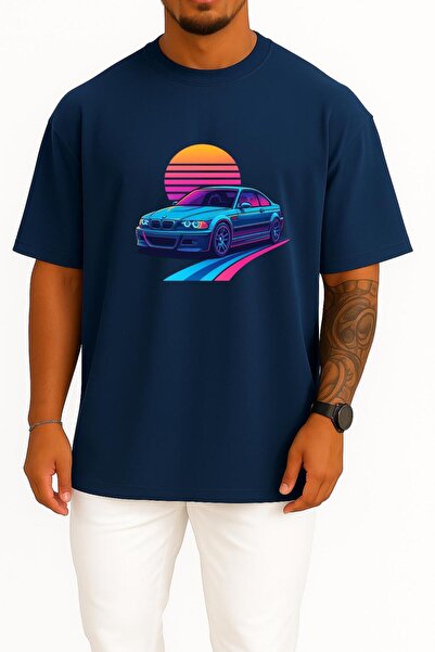 Bahriyeli Collection supradimensionat E46 M3 Design piept unisex tricou