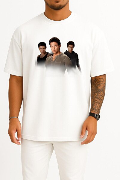 Bahriyeli Collection Tricou unisex cu design pentru piept Tyson Houseman Robe...