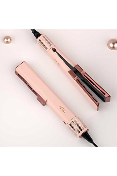 HYDER Mesky AirStyler – Intinzator de par cu Aer Cald si Placi, 80-140°C, 140...