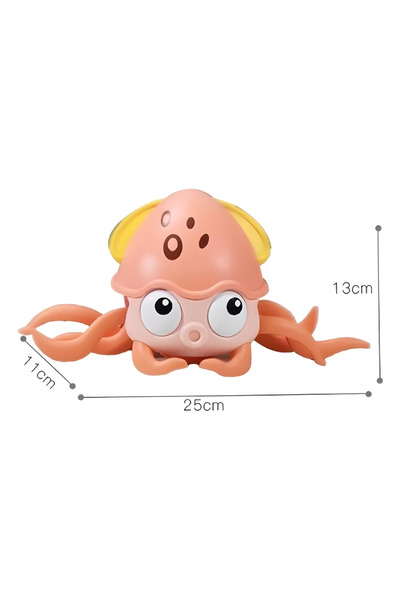Cute Crawling Toy with Octopus Sensor