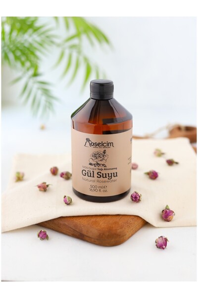 Roselcim Yağı Alınmamış Gül Suyu 500 ml