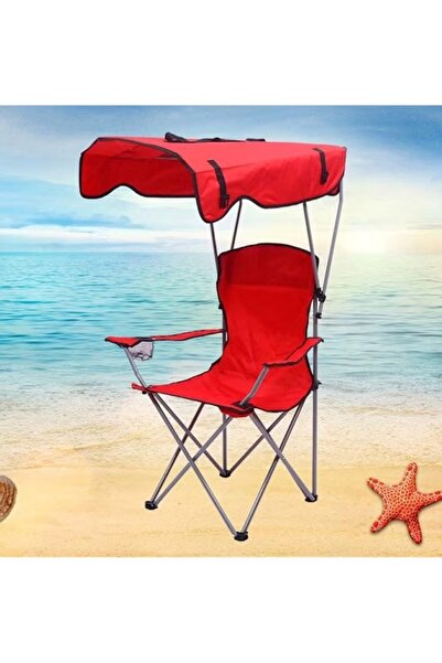 huitich Portable Folding Beach Chair With Umbrella