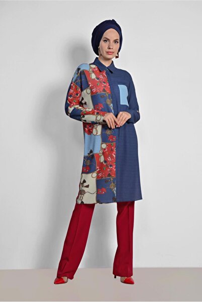 Alvina KARIŞIK DESENLİ TUNİK 4112