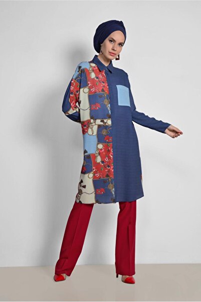 Alvina KARIŞIK DESENLİ TUNİK 4112