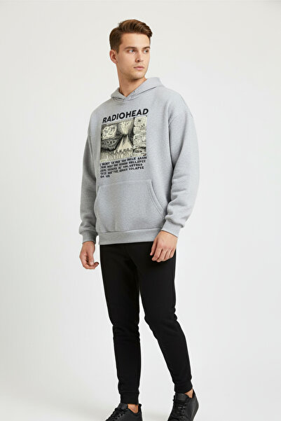 UNCİA OUTDOORS Radiator supradimensionat unisex cu imprimeu Radiohead