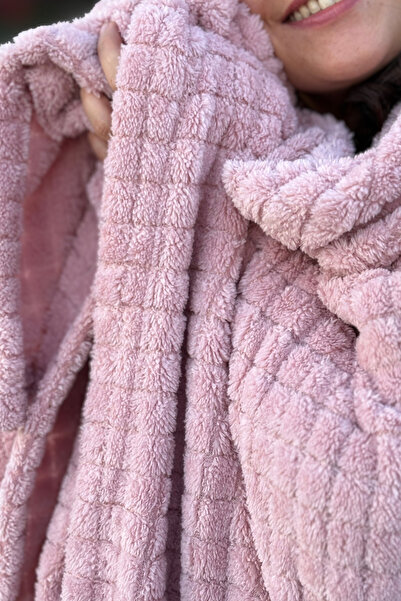 Sevim Wellsoft Battaniye-Pudra Tv Battaniyesi- Peluş Polar Yumuşak Battaniye-110x160 cm