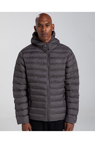 Kappa Logo Rina Erkek Kahverengi Regular Fit Şişme Mont