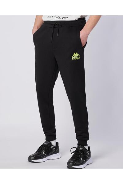 Kappa Tarsty Pant Erkek Siyah Regular Fit Eşofman Altı