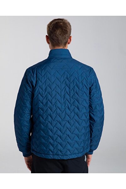 Kappa Ανδρικό παλτό με λογότυπο 365 Syman σκούρο μπλε κανονική εφαρμογή