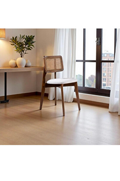 ES Ahşap Hazeranlı Orijinal Hasır Sandalye