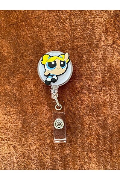 odaburada Suport pentru card de identitate Yoyo cu figurine Powerpuff Girls
