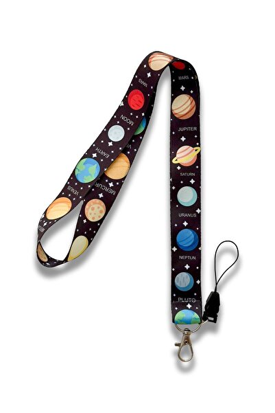 PABALAS Držač ID značke Space Sa deznom - vrpca za vrat i telefonski remen