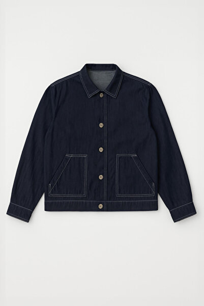 Bluewhite Women's Comfortable Fit Casual Jean Shirt Jacket