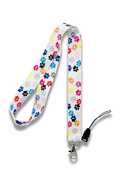 PABALAS Figura labei albe - Suport card și curea pentru telefon