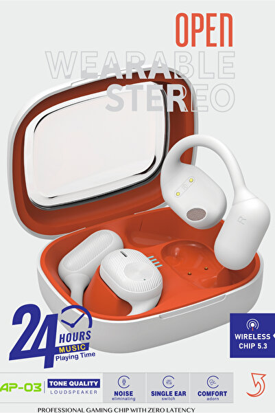 Soffany AP03-001 Kulak Üstü Bluetooth Kulaklık Beyaz