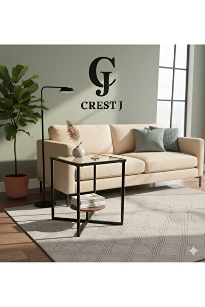 Crestj طاولة مفردة جانبية بتصميم أنيق وجذاب