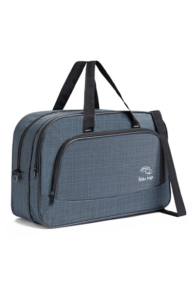 Fiyaka Nil-01 Unısex Havlu Kumaş Hostes Valiz Seyahat Tatil Spor Hastane Çok Gözlü El Ve Omuz Çantası Kabin