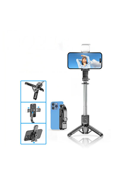 Torima Q21 Black Selfie Stick Integrated Tripod