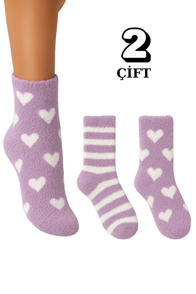 stellare Șosete de dormit moale de iarnă de pluș 2 perechi