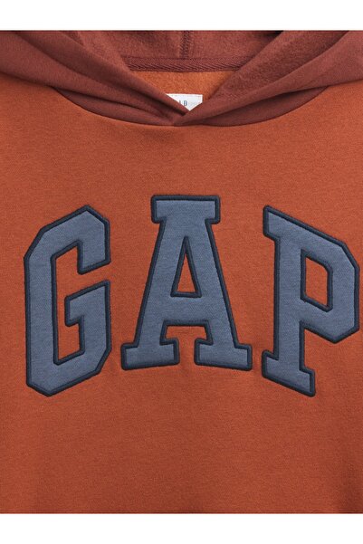 GAP Erkek Çocuk Kırmızı Logo Sweatshirt