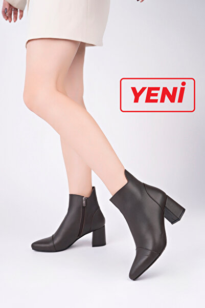 Deripabuc Genuine Leather Brown Women's Leather Boots Dp02-1925