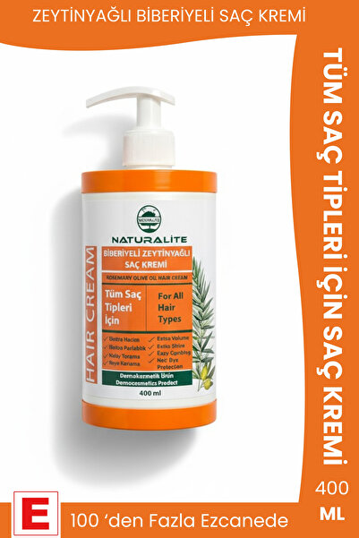 Naturalite Biberiyeli Zeytinyağlı Saç Kremi