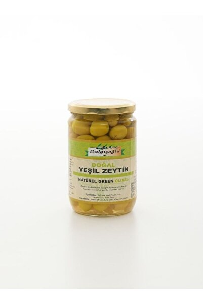 Dalgıçoğlu Limonlu Zeytin Limon Dolgulu Ayvalık Yeşil Zeytin 660 cc Cam Kavanoz