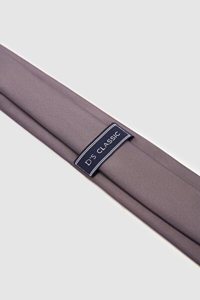 D'S Damat Ds Damat Gray Plain 5.5 cm Tie