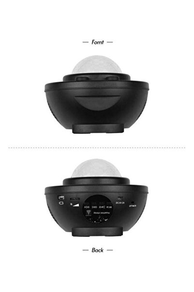 Arabest Galaxy Star Projector,Nebula LED Night Light for Room Decor, Remote & Bluetooth Speaker, Black