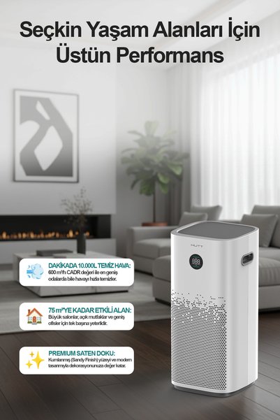 HUTT Smart Air Purifier Pro Plus Akıllı Hava Temizleyici ( Türkiye Garantili )