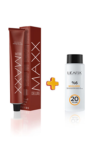 MAXX DELUXE Tüp Saç Boyası 60 ml -20V Oksidan 3.22 Patlıcan Moru