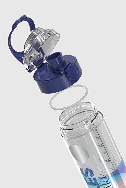 Renga Saga Patterned 630 ml Tritan Flask 912057 Blue